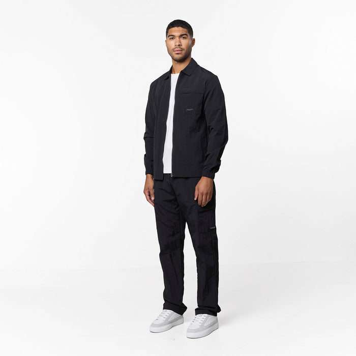 Crinkle Nylon Tech Utility Set | Black