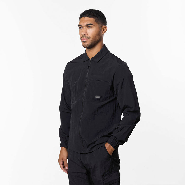 Crinkle Nylon Tech Utility Set | Black