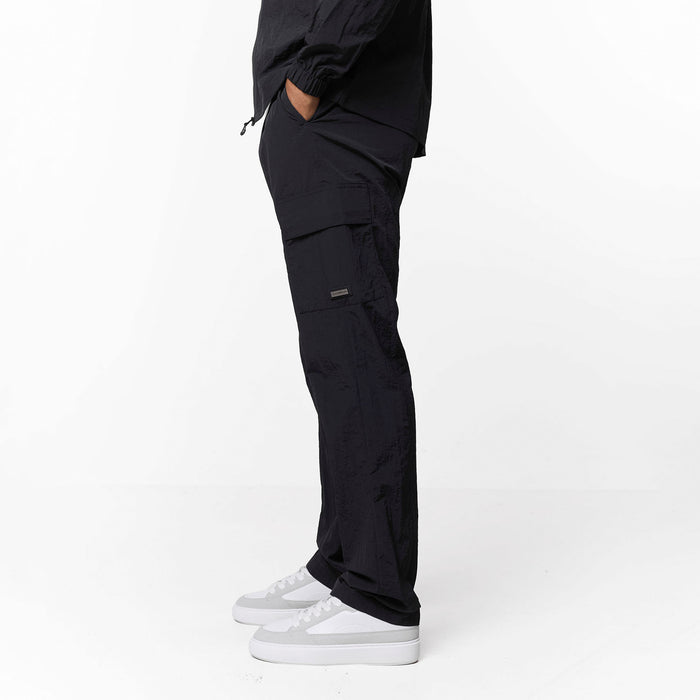Crinkle Nylon Tech Utility Set | Black