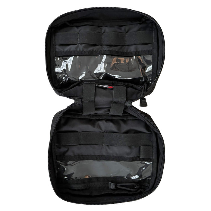 Black Cura Medical Pouch, open