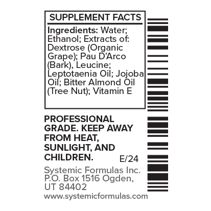 CXVIVI Virox by Systemic Formulas — Supplement Facts