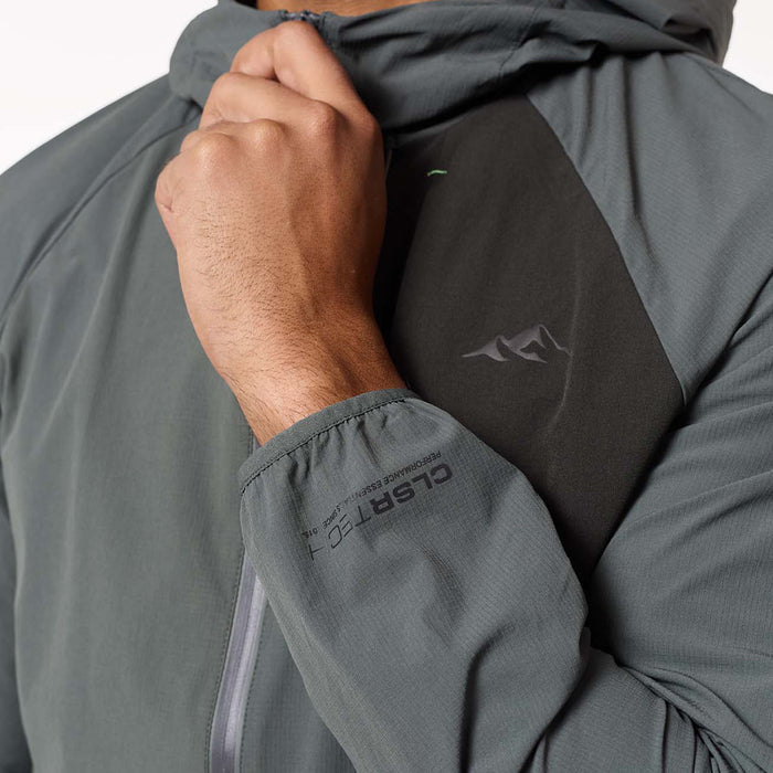 Cyclone Contrast Tracksuit | Forest/Neon Green