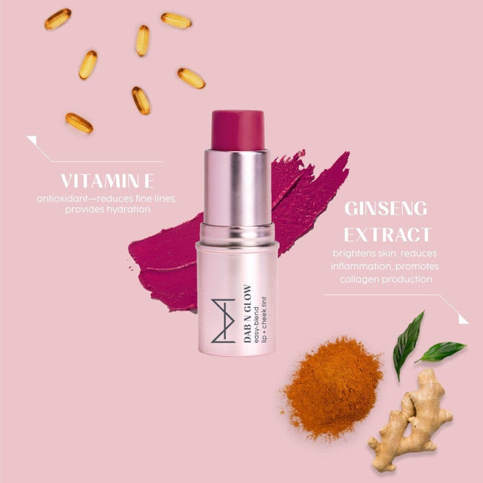 Dab N Glow Easy - Blend Lip + Cheek Tint - Beet - House Of Makeup