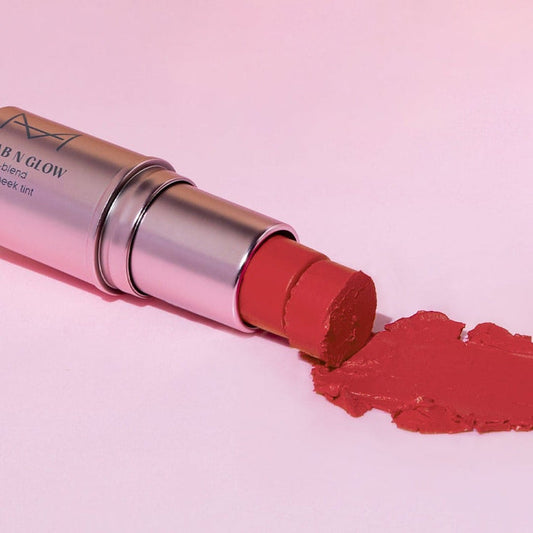 Dab N Glow Easy - Blend Lip + Cheek Tint - Burnt Rose - House Of Makeup