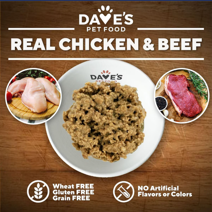 Dave's Pet Food Naturally Healthy Liver and Beef Canned Dog Food