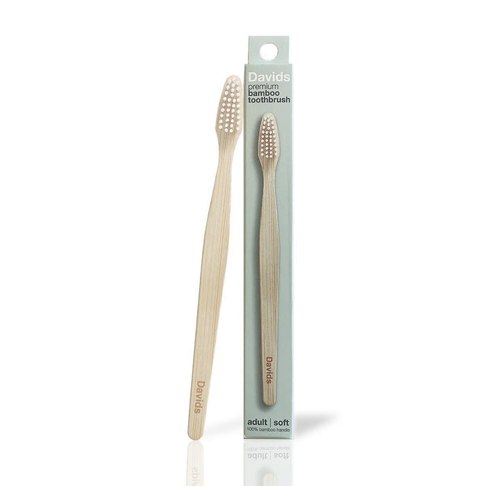 Davids Premium Bamboo Toothbrush Adult Soft