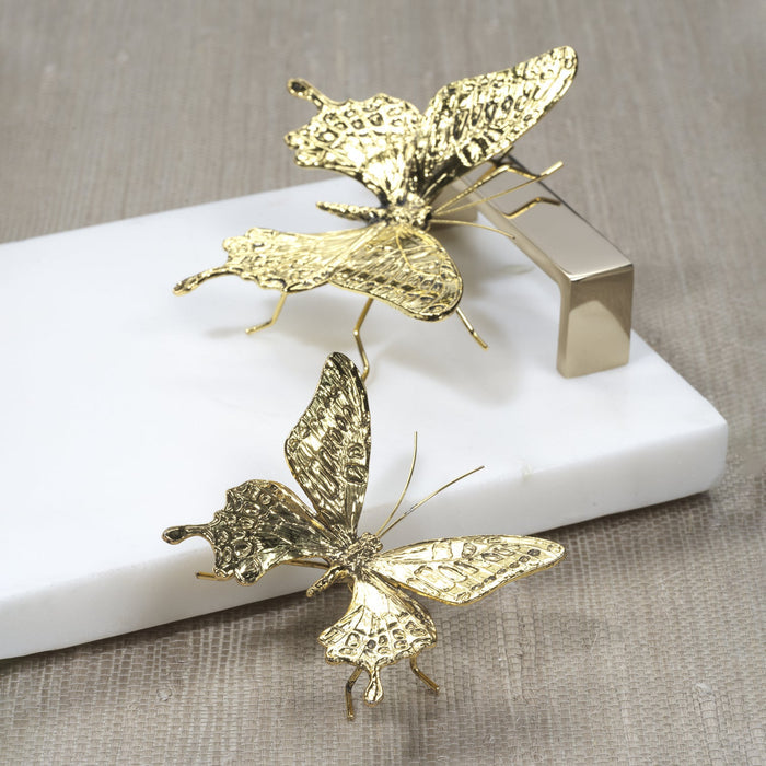 Decorative Gold Butterfly - Decorative Accessories by Carlyle Avenue