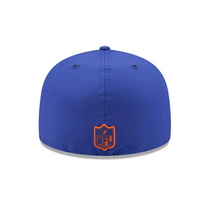 Pictured is this NFL Sideline 2026 Denver Broncos 59FIFTY Fitted cap in blue. 7