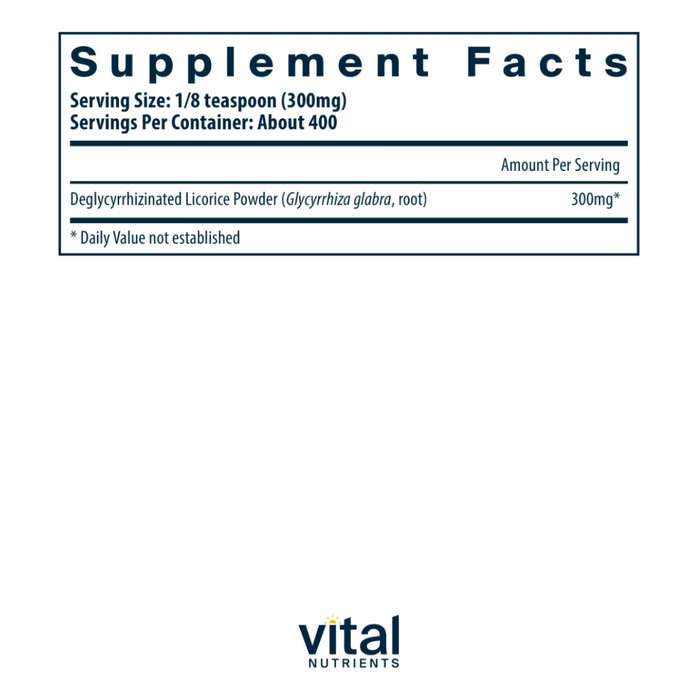 DGL Powder by Vital Nutrients