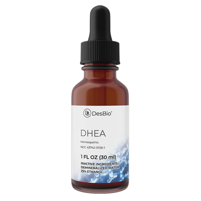 DHEA by DesBio is for the temporary relief of symptoms related to adrenal glands such as fatigue and low energy.