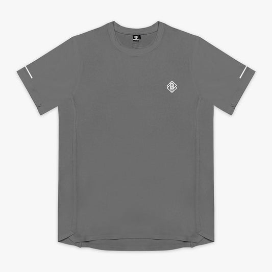 Gray Diamond Tech Vented graphic tee — front view