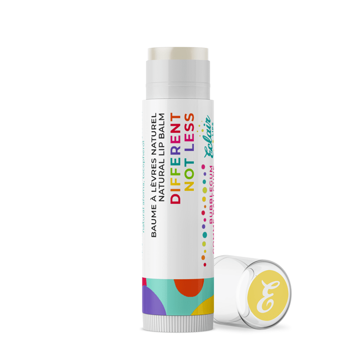 Different Not Less Natural Lip Balm in Bubblegum flavor