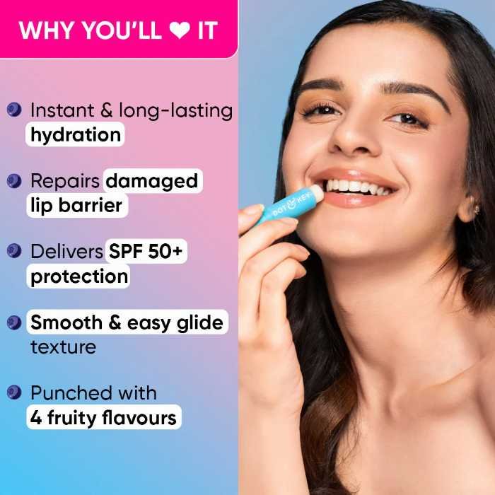 Dot and Key Barrier Repair Hydrating Tinted Lip Balm SPF 50  PA+++ - Blueberry Bliss 4.5g