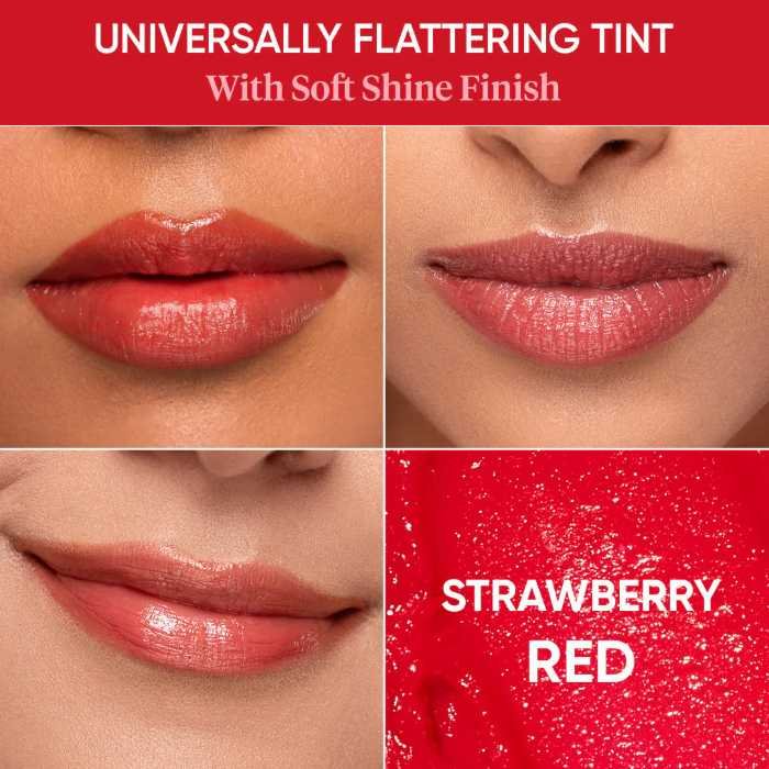 Dot and Key Barrier Repair Hydrating Tinted Lip Balm SPF 50  PA+++ - Strawberry Red
