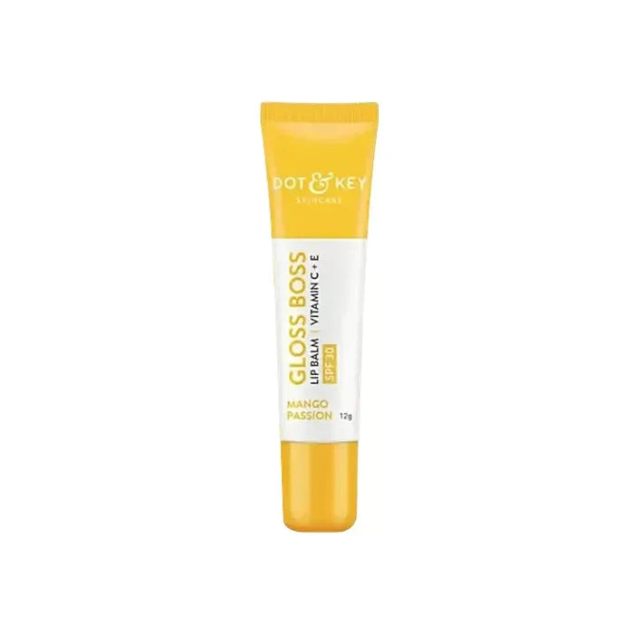 Dot and Key Gloss Boss Vitamin C + E SPF50 Lip Balm - Mango Passion 12g