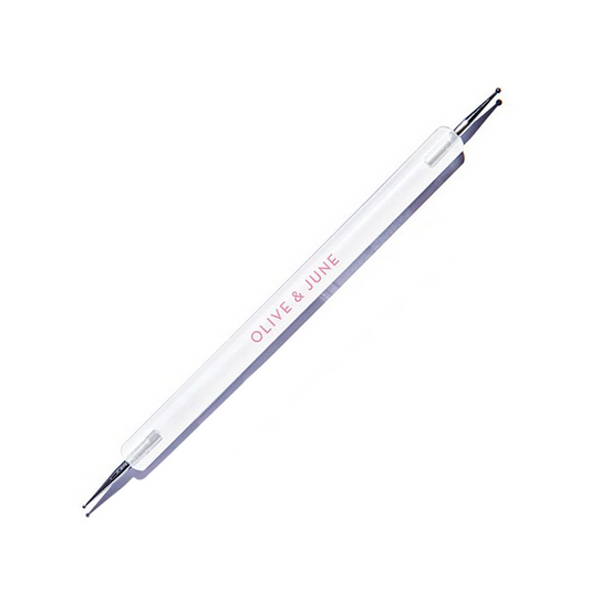 Dotter Tool Nail Art Tool by Olive and June with dual-ended dotting tips for creating detailed mani and nail polish designs