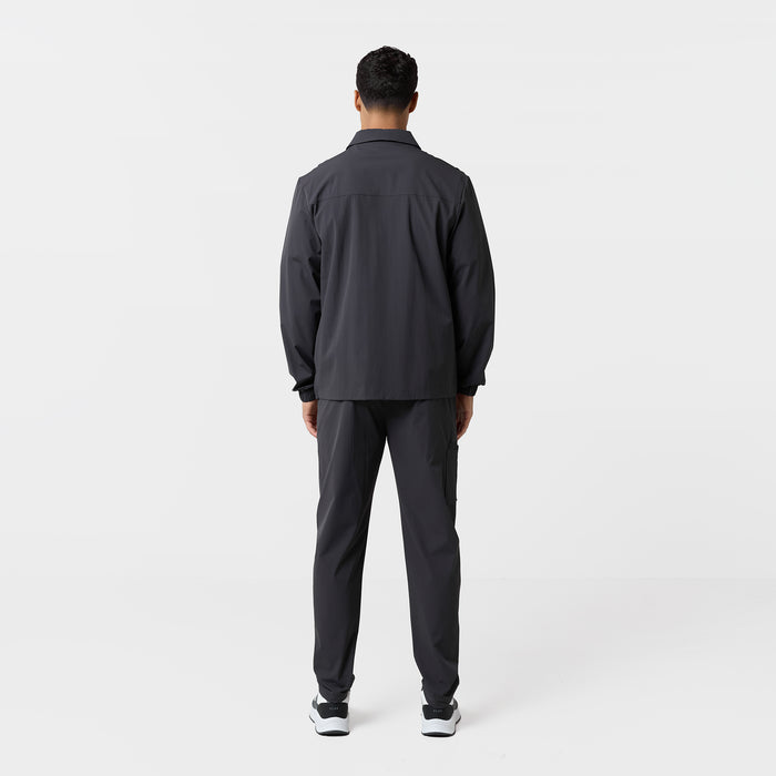 Double Pocket Tech Overshirt | Charcoal