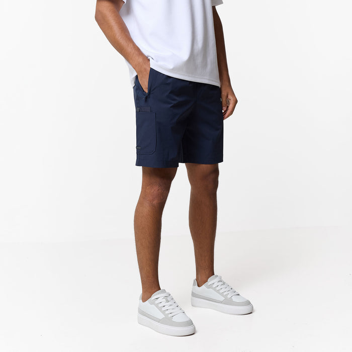 Double Pocket Tech Short | Navy