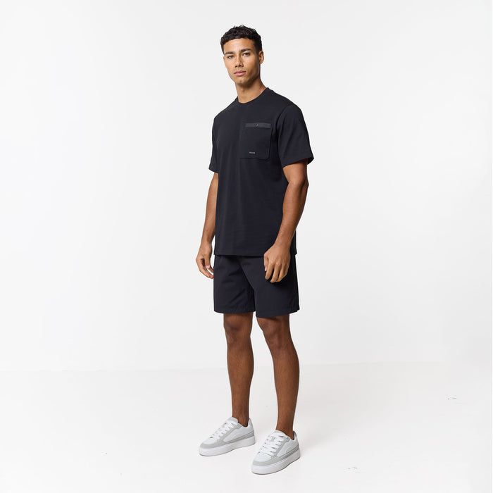 Double Pocket Tech T-Shirt | Black