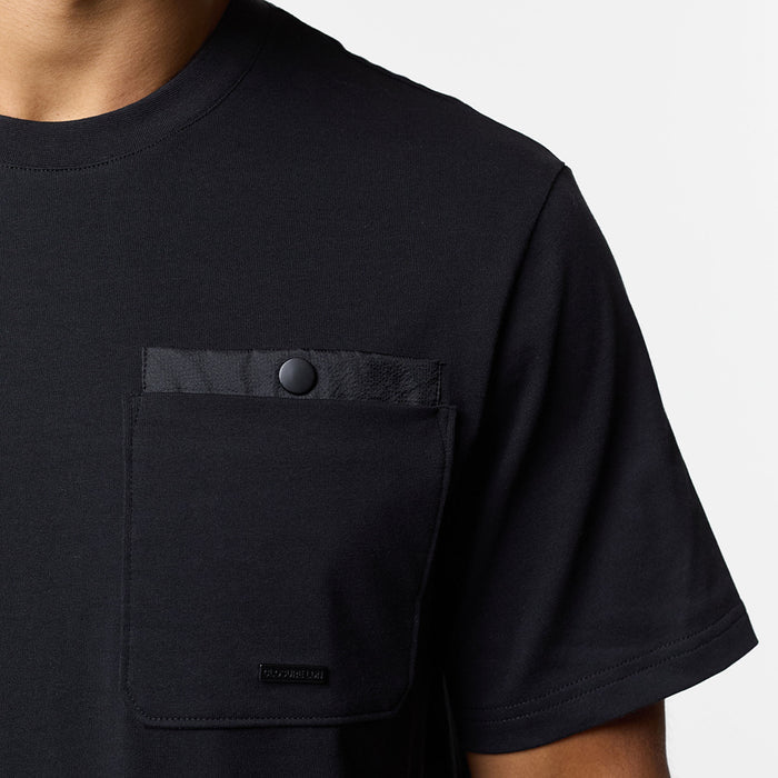 Double Pocket Tech T-Shirt | Black