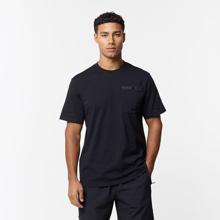 Double Pocket Tech T-Shirt | Black