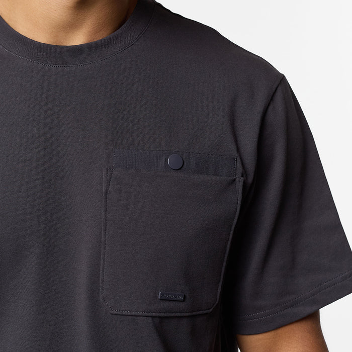 Double Pocket Tech T-Shirt | Charcoal