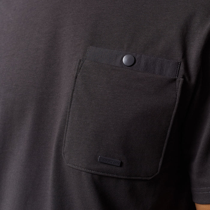 Double Pocket Tech T-Shirt | Charcoal