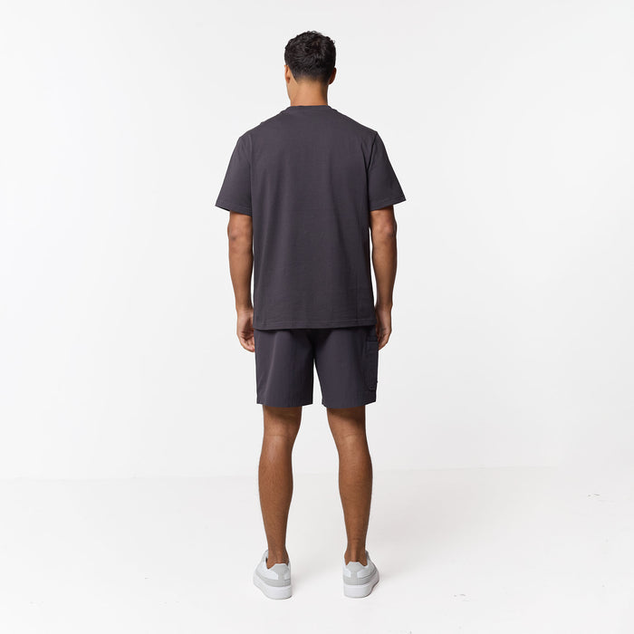 Double Pocket Tech T-Shirt | Charcoal