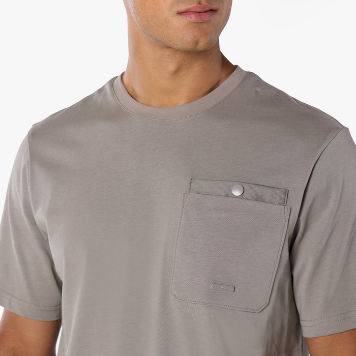 Double Pocket Tech T-Shirt |  Stone