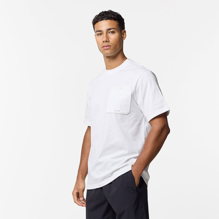 Double Pocket Tech T-Shirt | White
