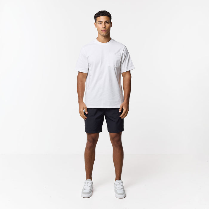 Double Pocket Tech T-Shirt | White