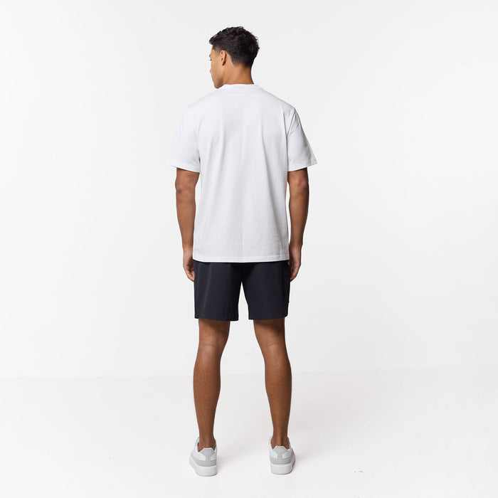 Double Pocket Tech T-Shirt | White