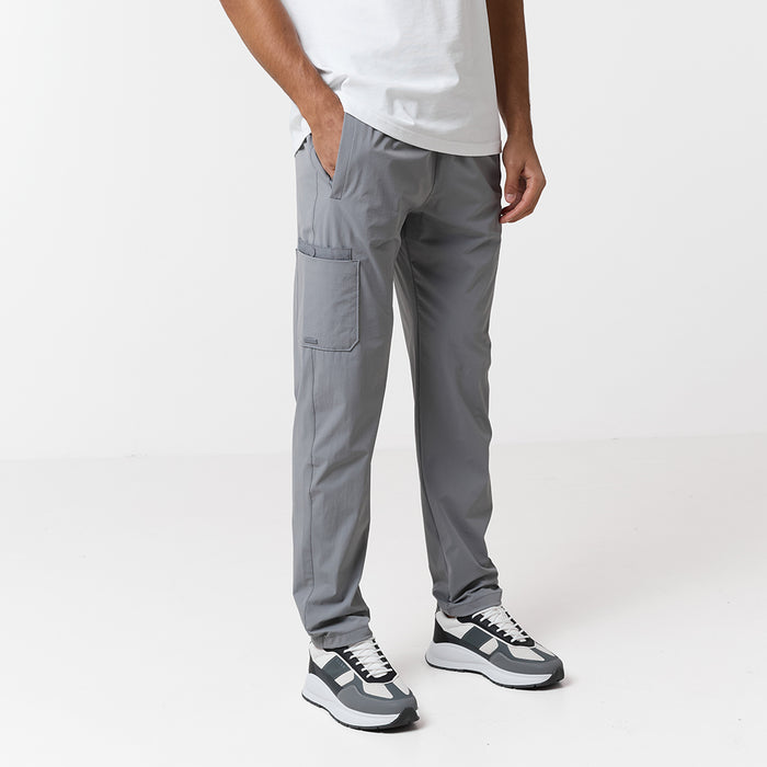 Double Pocket Tech Trouser | Mid Grey