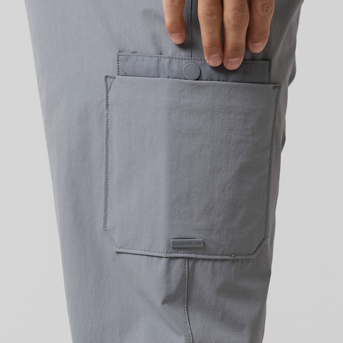 Double Pocket Tech Trouser | Mid Grey