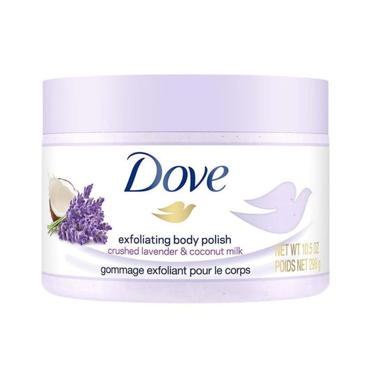 Dove Exfoliating Body Polish with Crushed Lavender and Coconut Milk - 298g