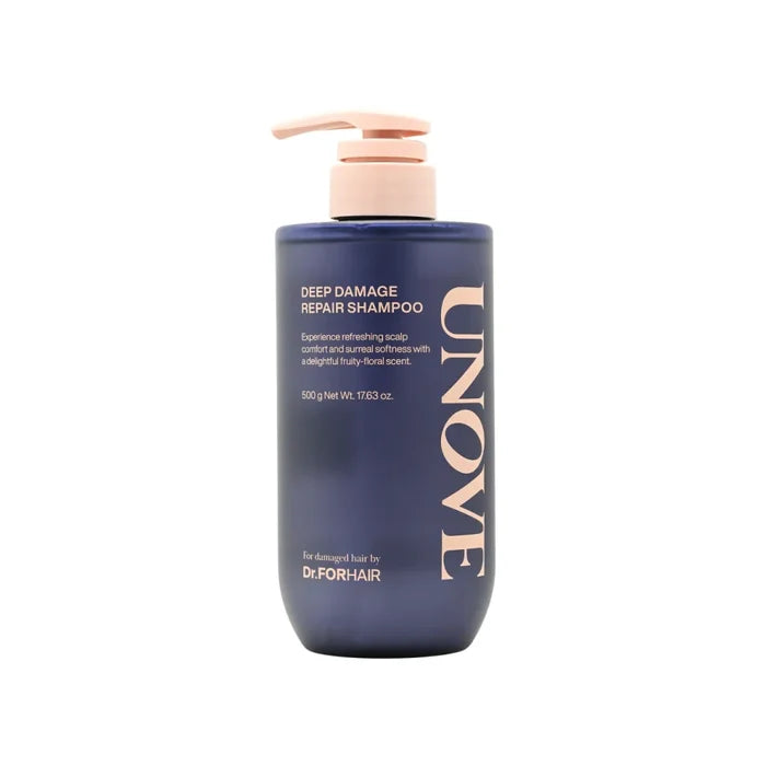 Dr. FORHAIR – UNOVE Deep Damage Repair Shampoo, 500g - K-Beauty Studio