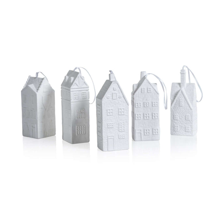 Dutch Canal House Ornaments (single) - Holiday Ornaments by Carlyle Avenue