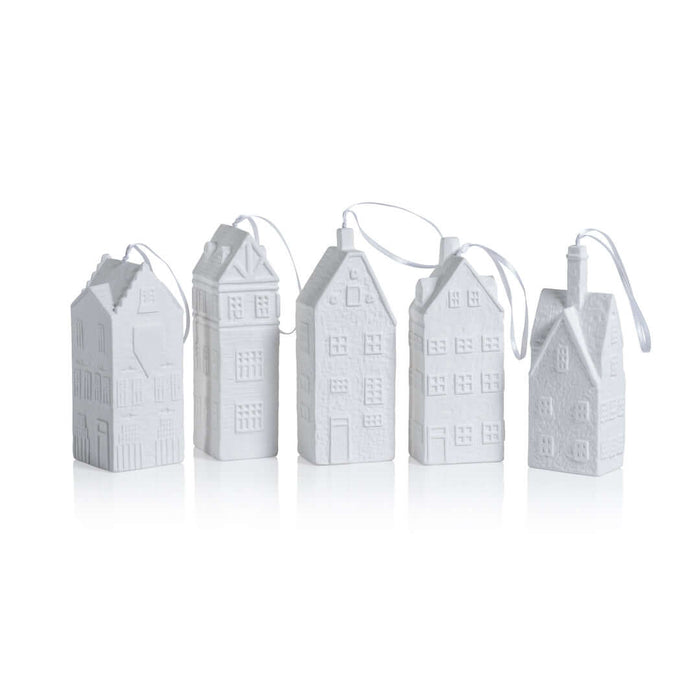 Dutch Canal House Ornaments (single) - Holiday Ornaments by Carlyle Avenue