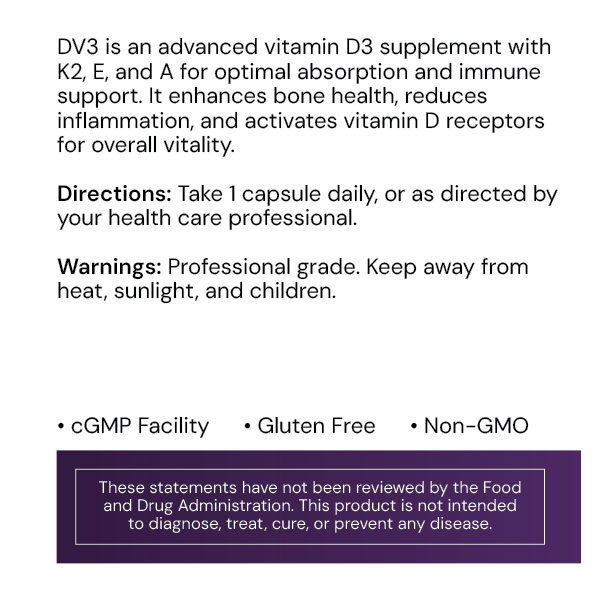 DV3 by Systemic Formulas — label information