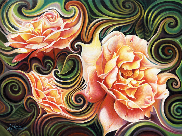 Dynamic Floral Fantasy