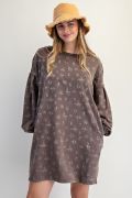 Easel Western Pullover Dress