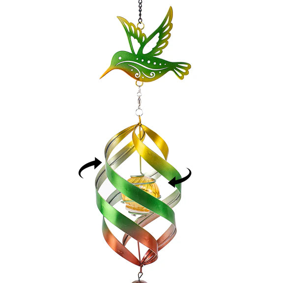 Echo Valley Hummingbird Windweaver Solar Spinner