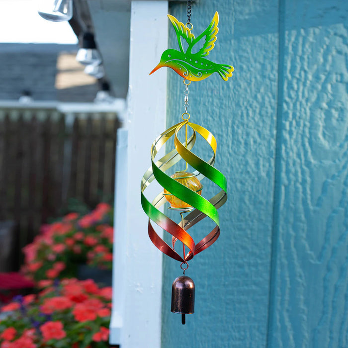 Echo Valley Hummingbird Windweaver Solar Spinner