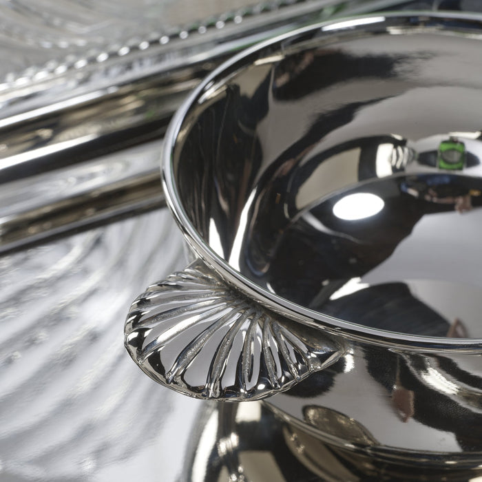 Eden Roc Condiment Bowl - Polished Nickel - Bowls by Carlyle Avenue