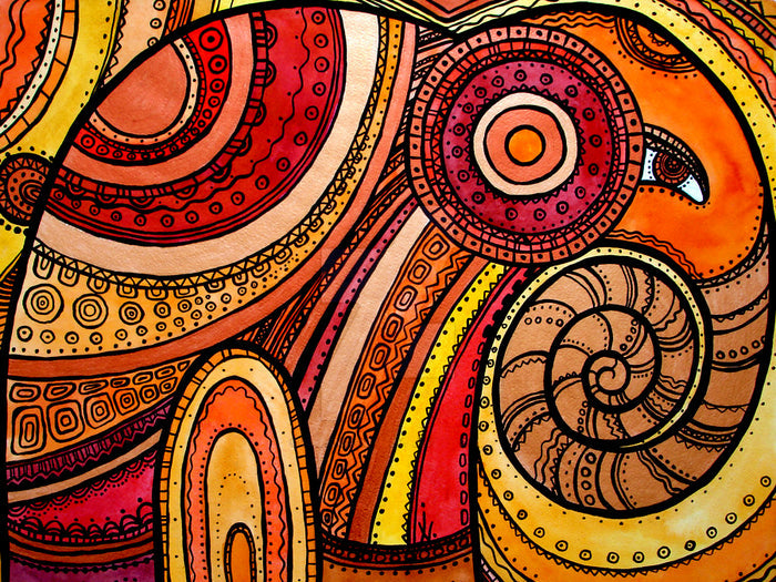 Elephant Mandala Pattern