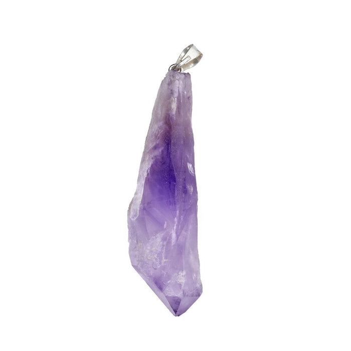 Elestial Amethyst Point Raw Pendant