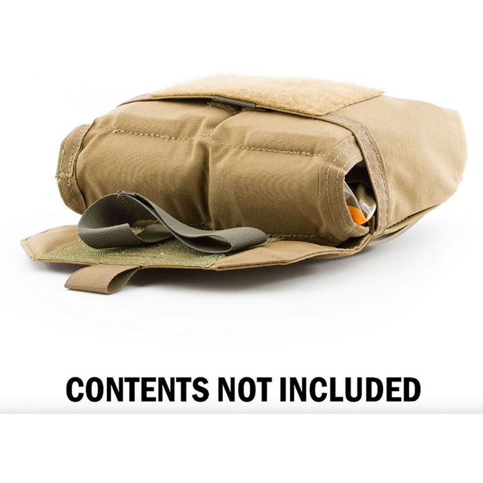 Eleven 10 CAB Insert Wallet, Coyote open view.