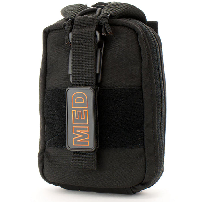 Eleven 10 ETAK Tear-Away Pouch, Black closed view.