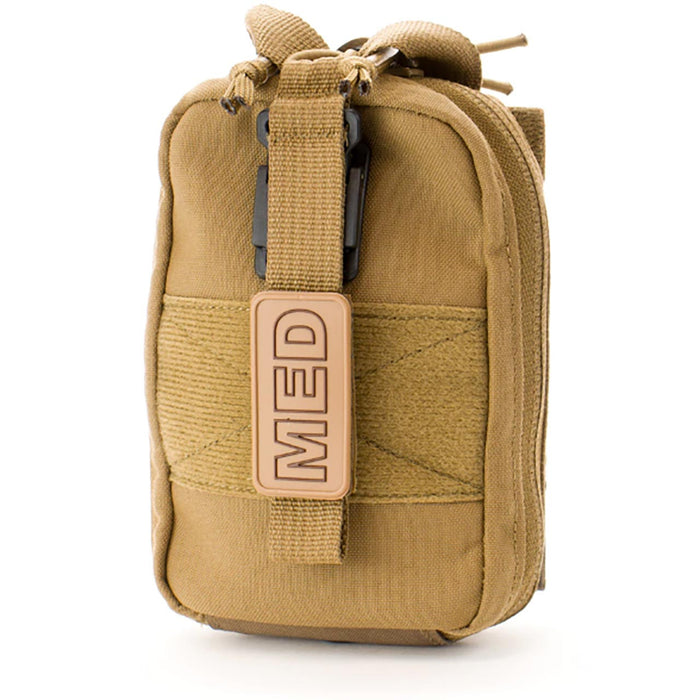 Eleven 10 ETAK Tear-Away Pouch, Coyote Closed view.