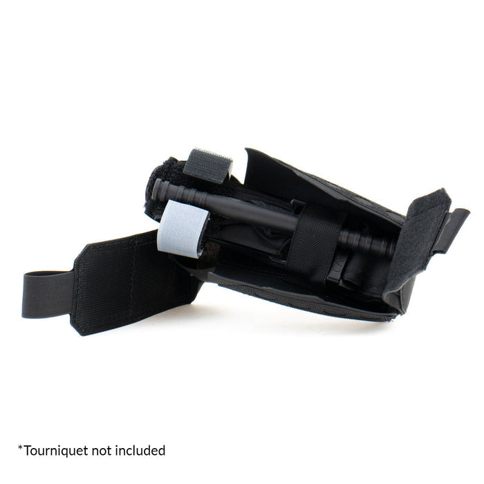 Eleven 10® Soft-Side TQ Pouch V2, Black- Open